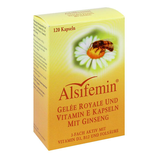 ALSIFEMIN Gelee Royal+Vit. E m. Ginseng Kapseln 120 St  