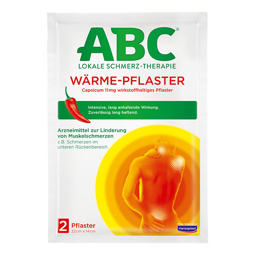 ABC Wärme-Pflaster Capsicum Hansaplast med 14x22* 2 St