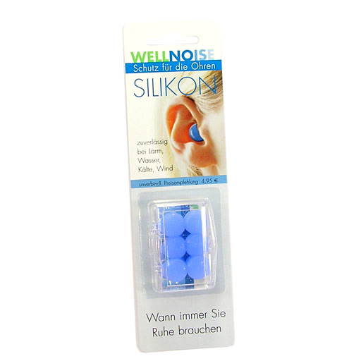 WELLNOISE Ohrenstopfen blau Blister 3x2 St