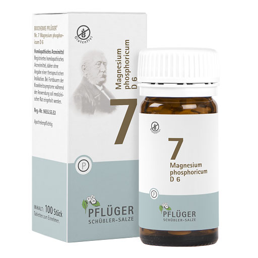 BIOCHEMIE Pflüger 7 Magnesium phosphoricum D 6 Tab* 100 St