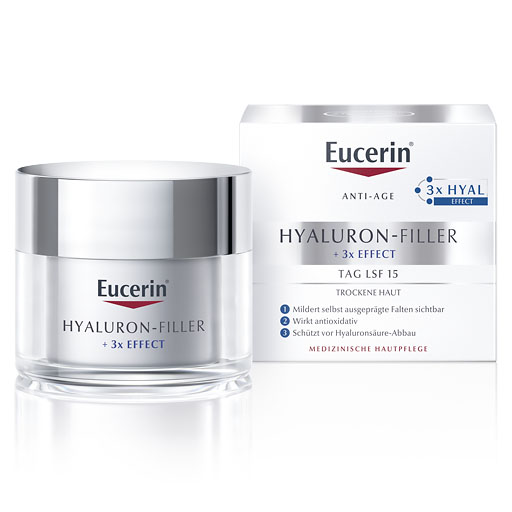 EUCERIN Anti-Age Hyaluron-Filler Tag t. H. LSF 15 50 ml