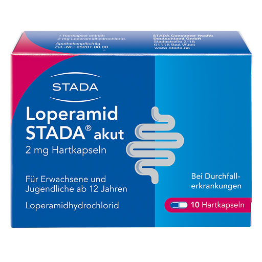 LOPERAMID STADA akut 2 mg Hartkapseln* 10 St