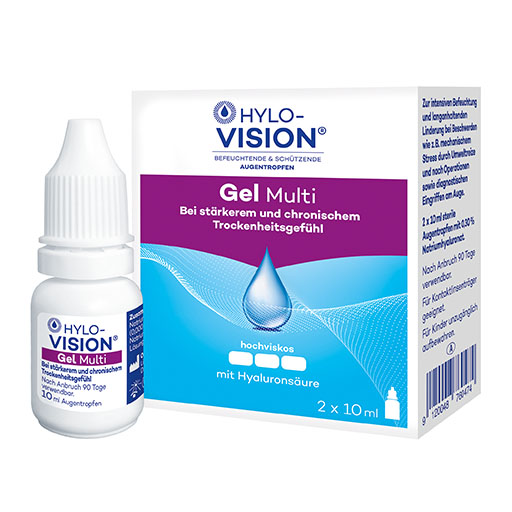 HYLO-VISION Gel multi Augentropfen 2x10 ml