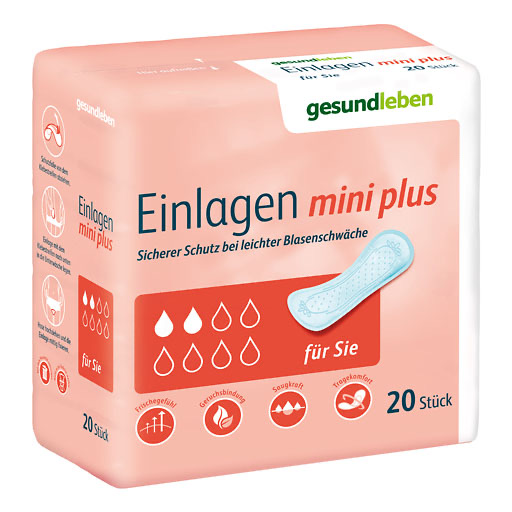 GESUND LEBEN Einlagen mini plus 20 St