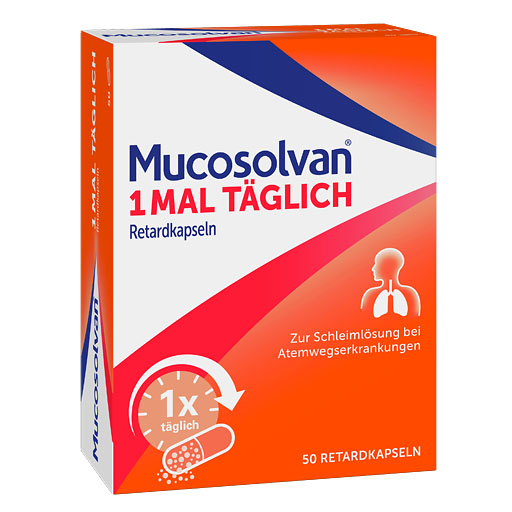 MUCOSOLVAN 1mal täglich Retardkapseln* 50 St