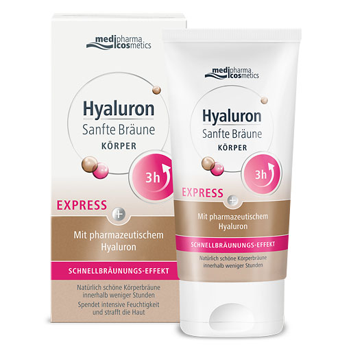 HYALURON SANFTE Bräune Express Körper Creme 150 ml
