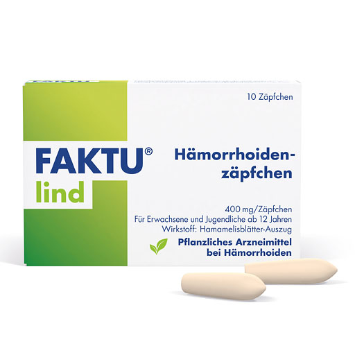 FAKTU lind Hämorrhoidenzäpfchen* 10 St