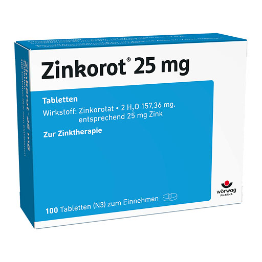 ZINKOROT 25 mg Tabletten* 100 St