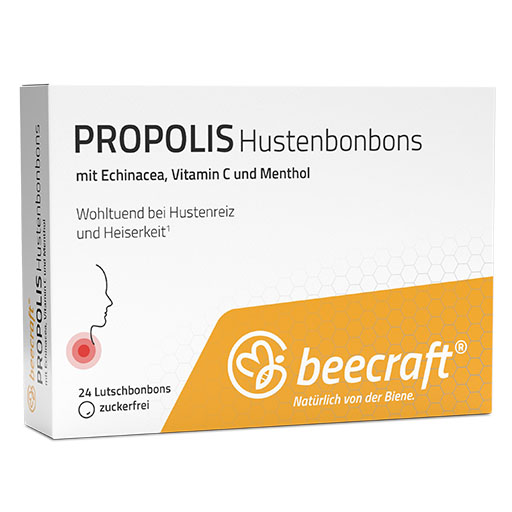 BEECRAFT Propolis Husten-Bonbons 24 St