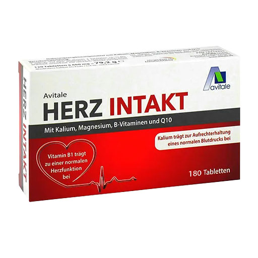 HERZ INTAKT mit Kalium+Magnesium+B-Vitaminen Tabl. 180 St  