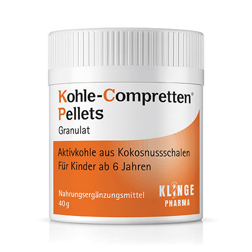 KOHLE Compretten Pellets Granulat 40 g